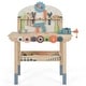 preview thumbnail 4 of 7, Multicolor Kids Play Tool Workbench Set with Magnetic Rack and Open Shelf - 24" x 12" x 31" (L x W x H)