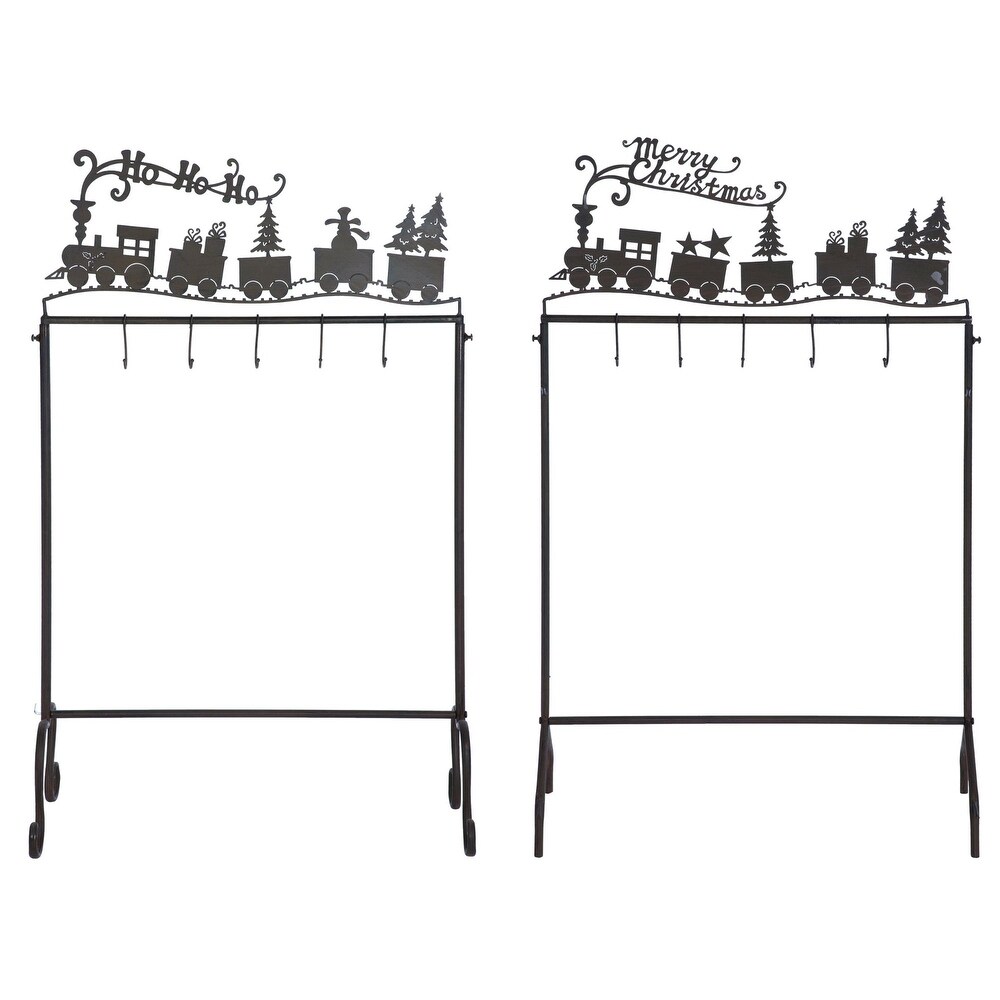 train stocking holder set