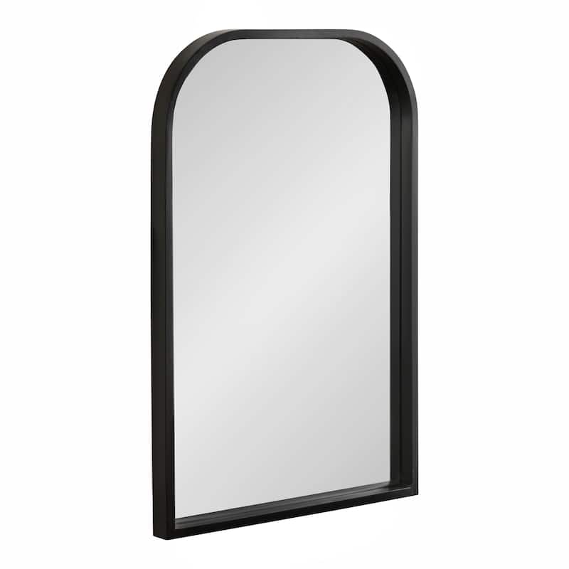 Kate and Laurel Travis Arch Framed Wall Mirror - 20x30 - Black