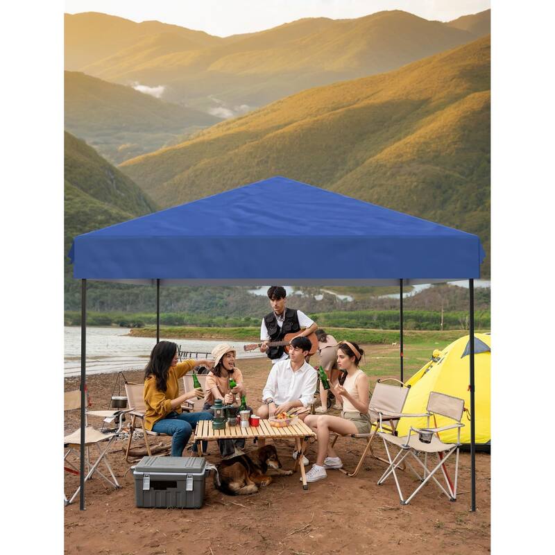 Instant Pop-Up Canopy Tent, No Sidewalls, for Beach, Party