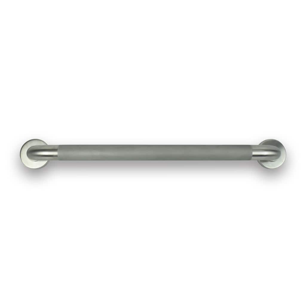 Keeney 1-1/2 in. Classic Stainless Steel Grab Bar, Concealed with Safety Grip
