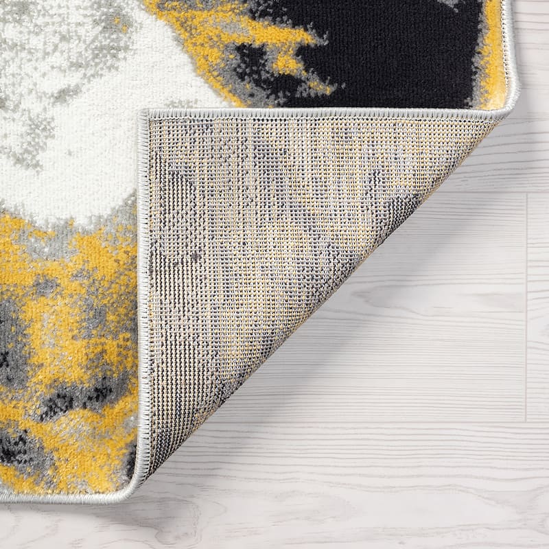 Eternal Industrial Abstract Indoor Area Rug