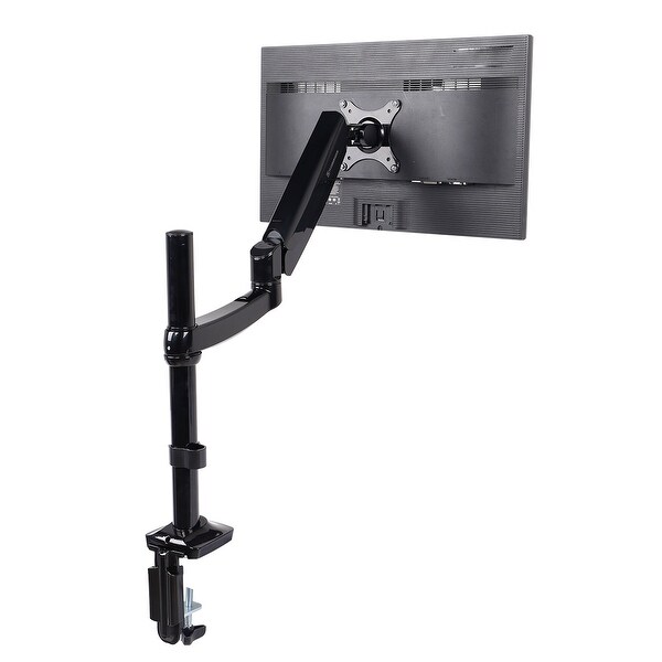 FLEXIMOUNTS M17 Height adjustable Monitor Mount Desk Stands for 10-27 inch LCD Screens ,with Clamp or Grommet Support