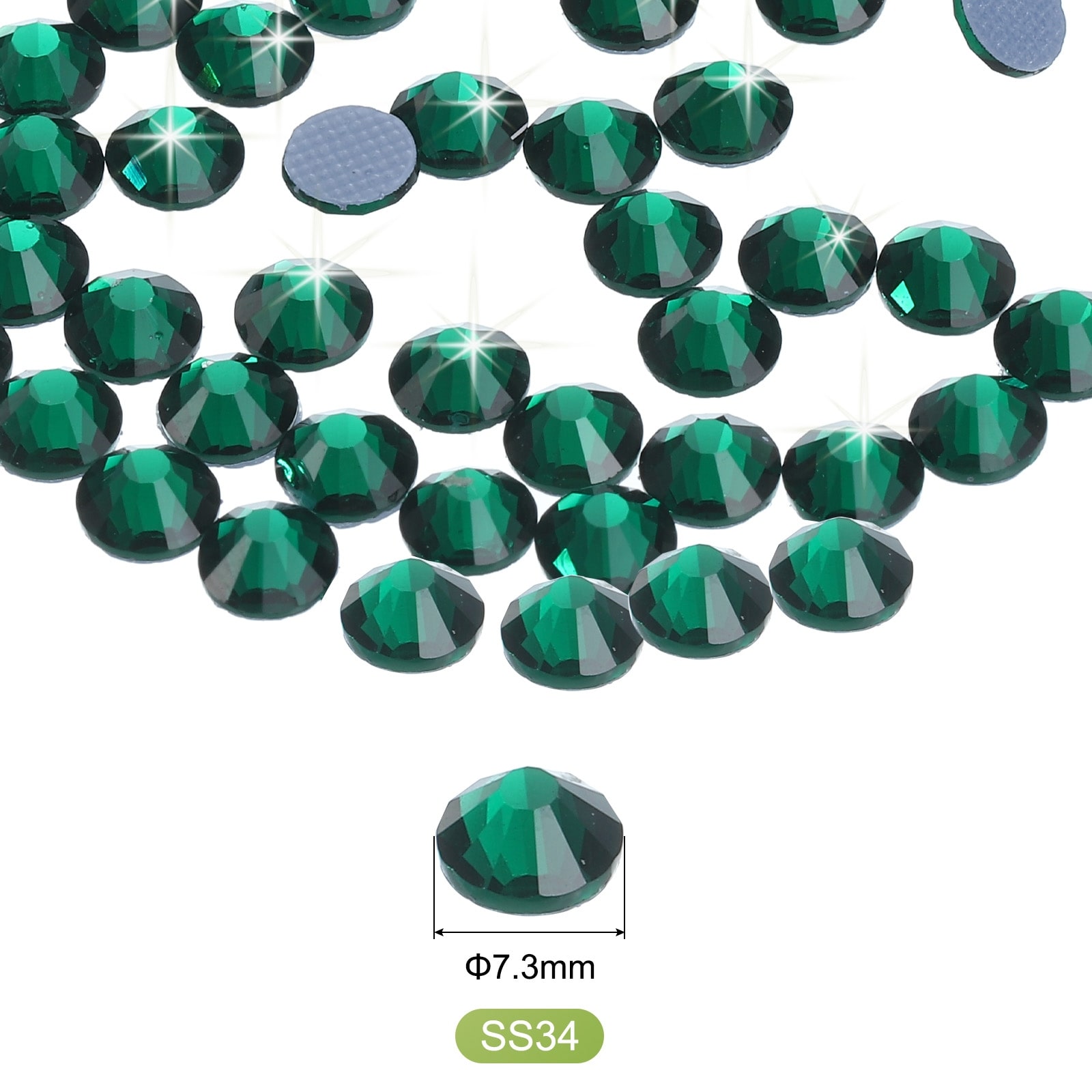 Hotfix Rhinestones Flatback Crystal Glass Gems for Crafts Clothes DIY Decorations