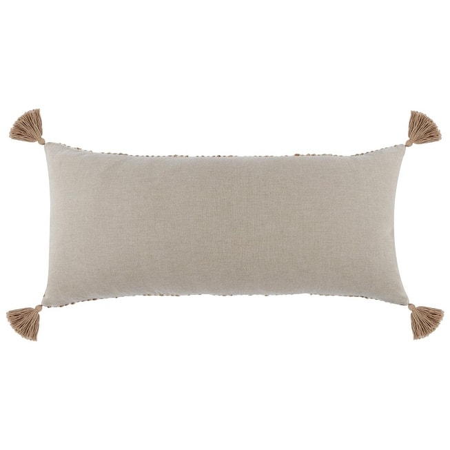 Ferri 16"x36" Throw Pillow in Ivory Natural by Kosas Home