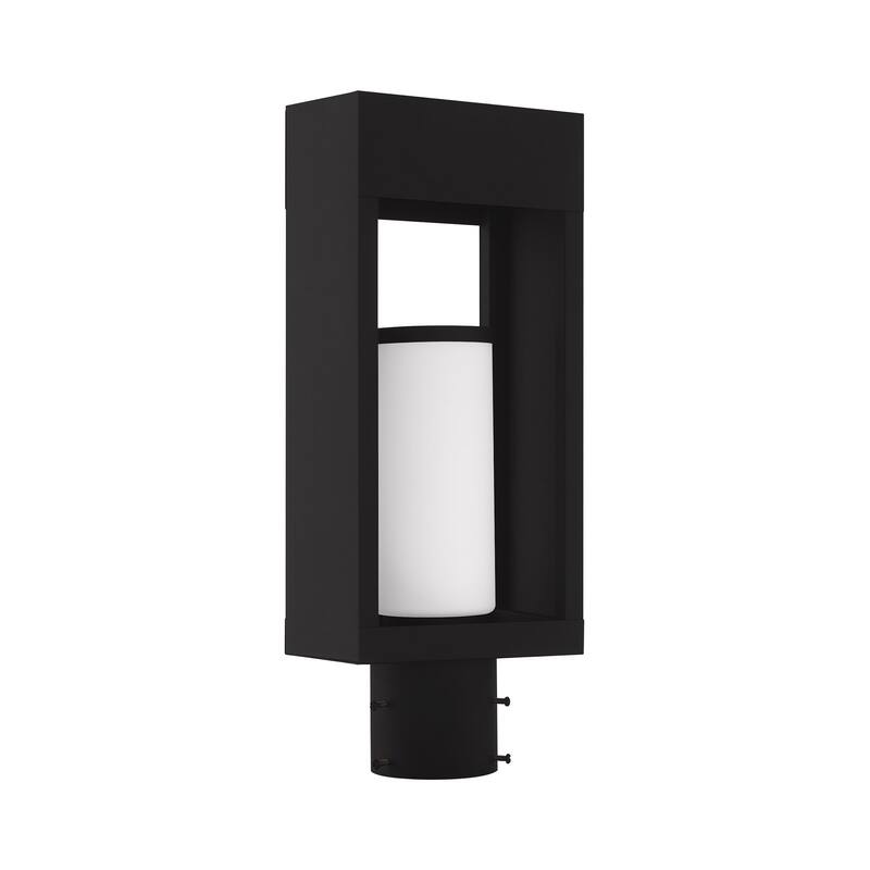 Livex Lighting Bleecker Single Light 17" Tall Outdoor Single Head Post