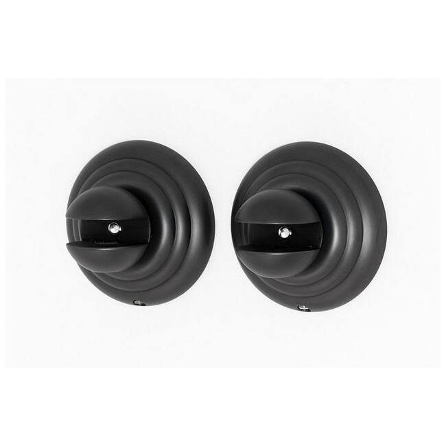 Alno Embassy Series 2-5/8 Inch Wide Glass Shelf Mounting Brackets - Bronze