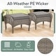 preview thumbnail 7 of 34, Outdoor Patio Ottoman with Seat Cushion