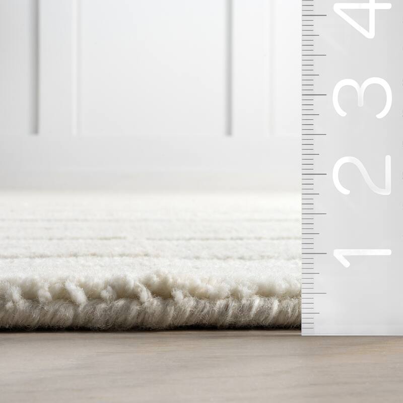Vestry Striped Wool Area Rug