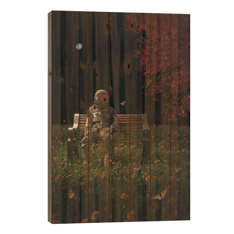 An Interlude Print On Wood by Nicebleed - Multi-Color - 26x18x1.5