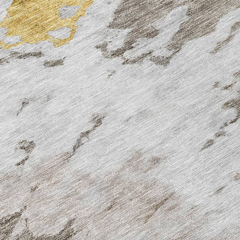 Machine Washable Indoor/ Outdoor Chantille Tie Dye Modern Rug