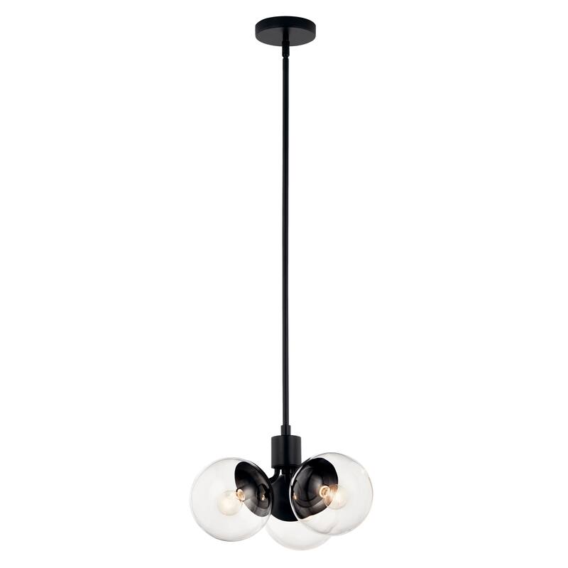 Kichler Lighting Silvarious Clear Glass Convertible Chandelier