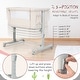 preview thumbnail 15 of 17, Babyjoy 3-in-1 Baby Bassinet Beside Sleeper Crib with 5-Level - See Details
