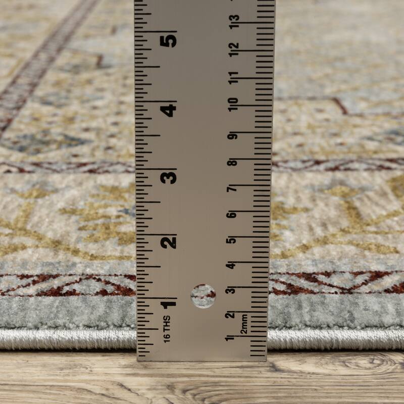 Style Haven Caiden Traditional Mosaic Center Area Rug