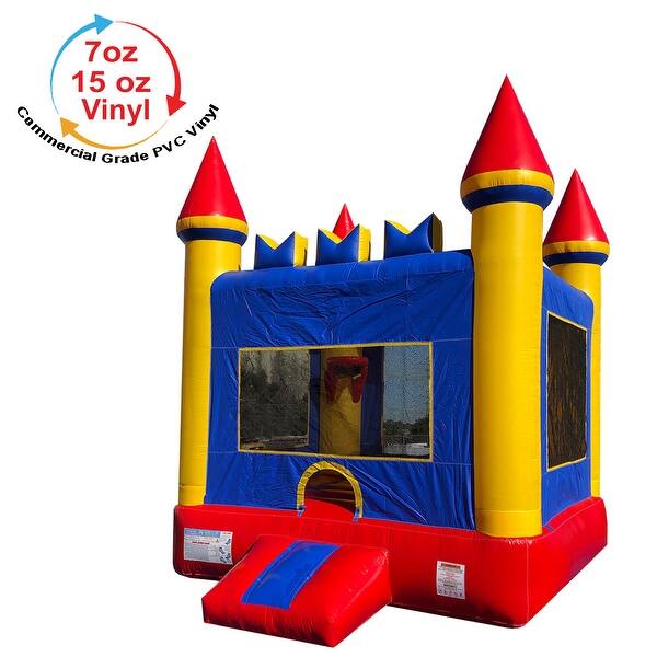 slide 2 of 4, Jingo Jump 13' Semi Unisex Castle Inflatable Bouncer Kids