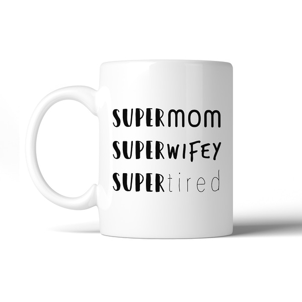 Exhausted Mama Funny Mug New Parent Gift