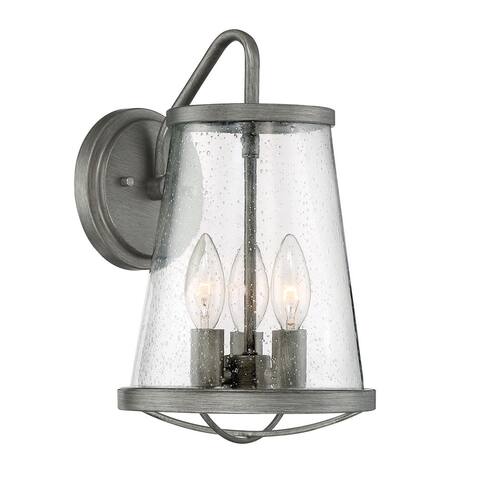 Designers Fountain Darby 3 Light 12-3/4" Tall Outdoor Wall Sconce with