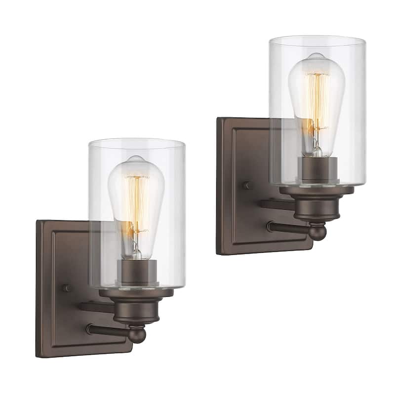 Bathroom Vanity Light,Wall Sconce Lamp Over Mirror - 1-Light/2-Pack
