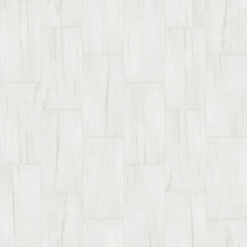 Shaw CS34W Range - 12" x 24" Rectangle Floor Tile - Matte Marble - Bianco
