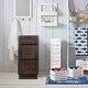 preview thumbnail 22 of 20, Vanity Art 15 Inch Bathroom Vanity Cabinet Brown