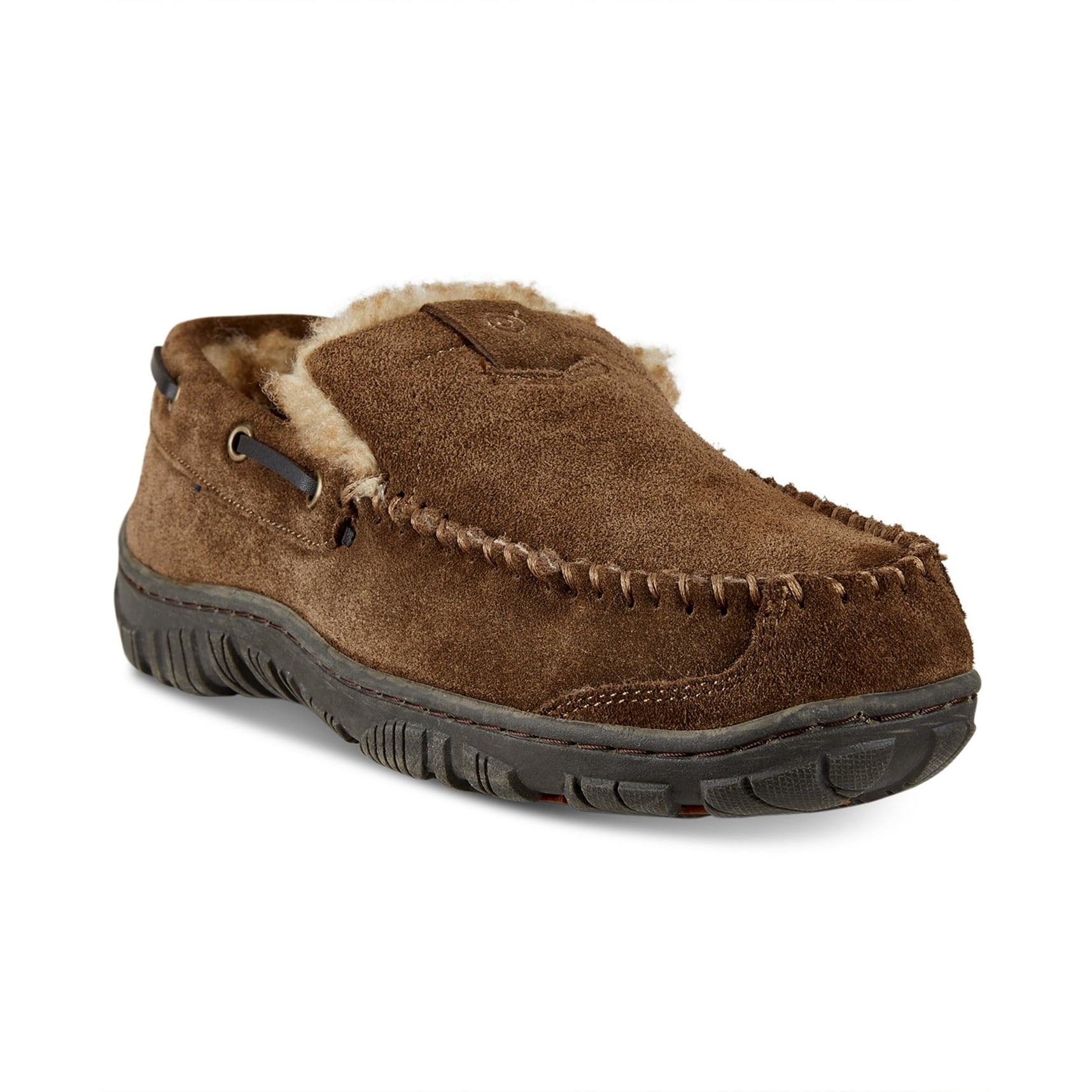 Clarks suede men's moccasin slippers sale