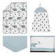 preview thumbnail 2 of 4, Sweet Jojo Designs Bear Mountain Collection 4-piece Bumperless Crib Bedding Set