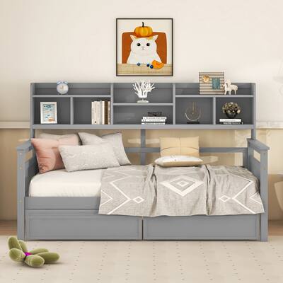 Elegant Design Upholstered Daybed Sofa Bed Twin Size
