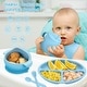 preview thumbnail 2 of 16, Silicone Baby Feeding Set, 7 PCS Baby Led Weaning Supplies