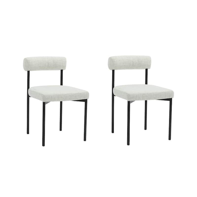 Nathan James Dahlia Counter Height Barstool or Dining Chair with Back and Upholstered Cushion