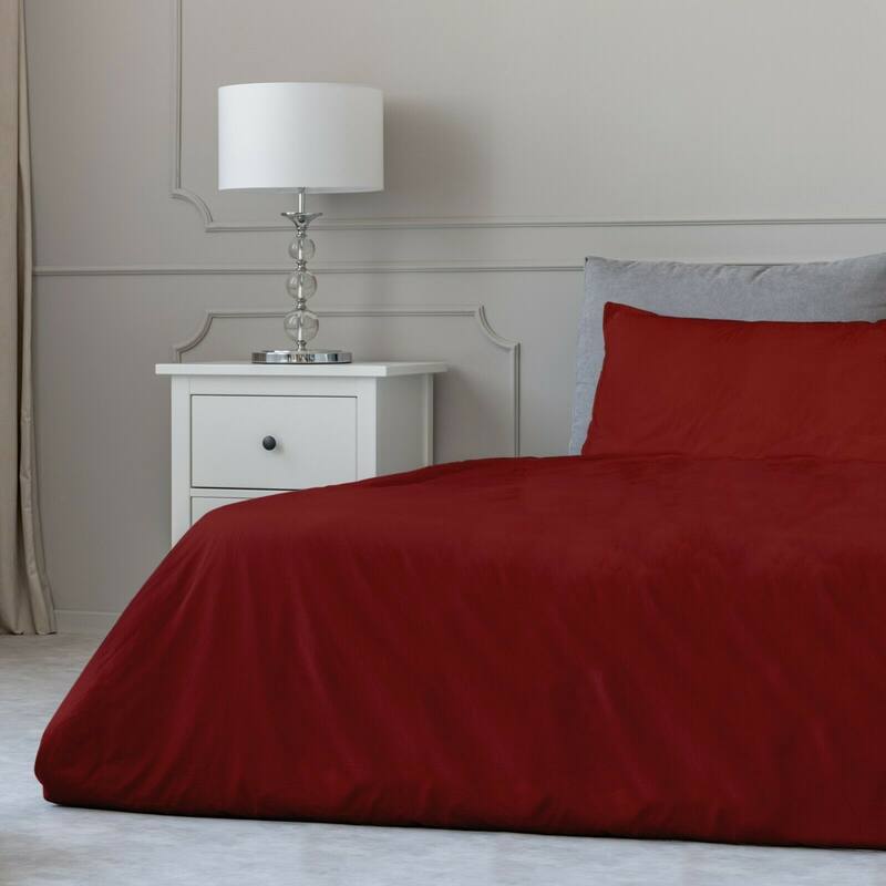 Twin Luxury Comfort 4-Piece 1800 Count Bedding - EXTRA SOFT SHEETS - Burgundy
