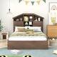 preview thumbnail 30 of 40, Wood Bed with House Headboard & Drawers