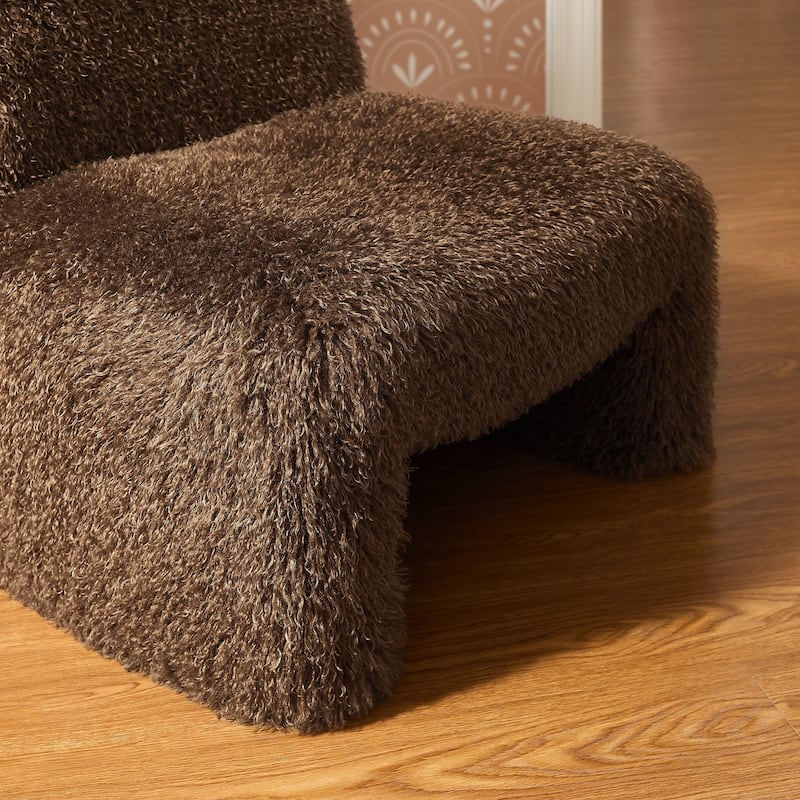 Mina Faux Fur Accent Chair
