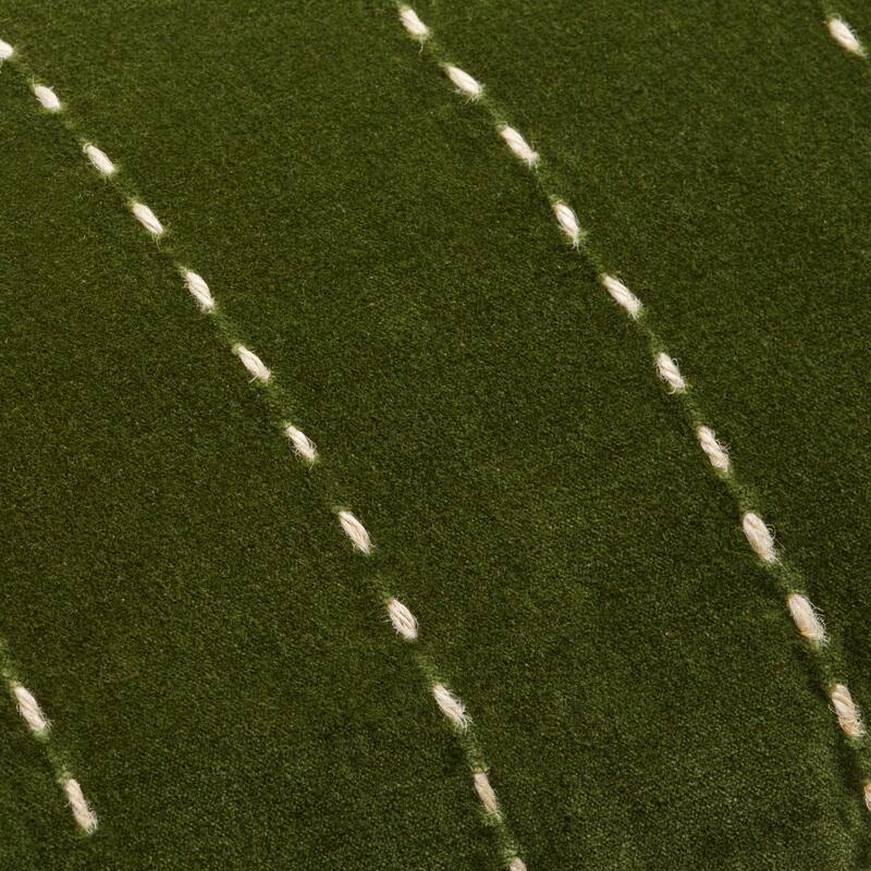 Lexy Thin Stripe Bright Lumbar Pillow with Corner Tassels