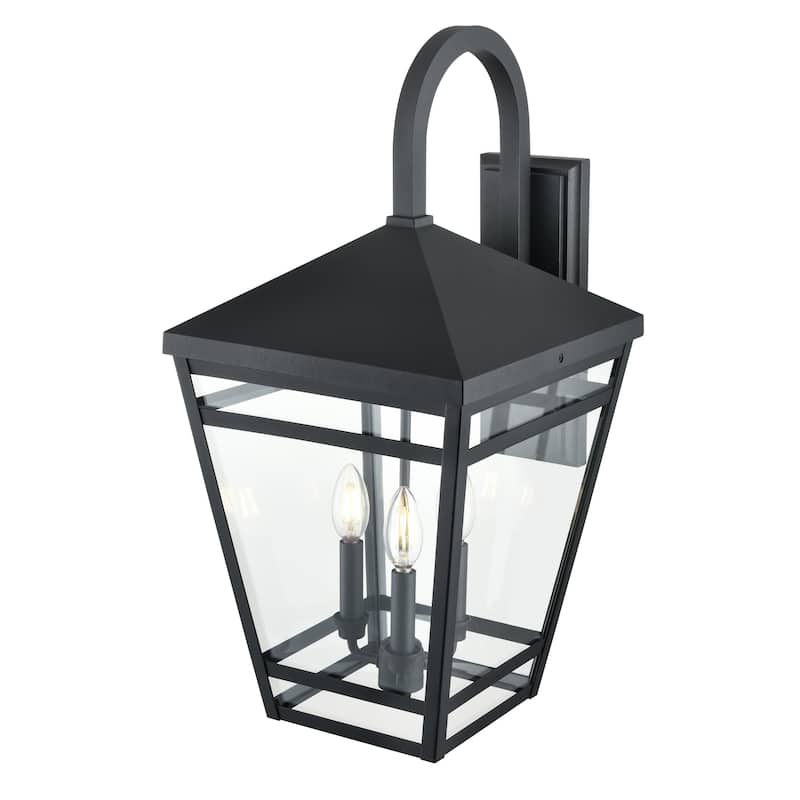 Seager Outdoor Wall Sconce Textured Black - Textured Black