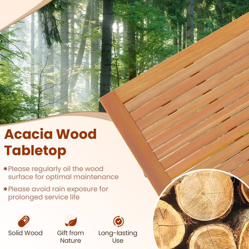 Gymax 9PCS Patio PE Wicker Dining Set w/ Cushions & 1.9'' Umbrella