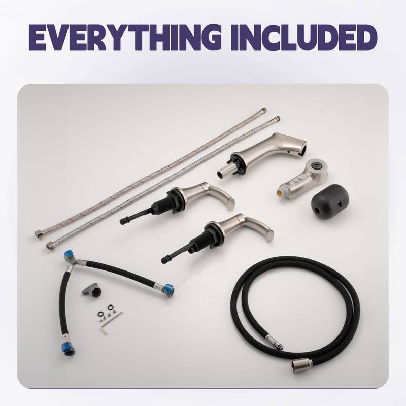 Adjustable Temperature Pull Out Sprayer Bathroom Faucet
