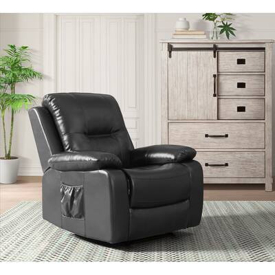 Picket House Furnishings Evan Power Motion Recliner in Black