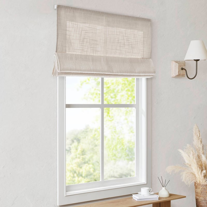 Madison Park Quincy Room Darkening Cordless Roman Shade