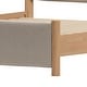 preview thumbnail 5 of 6, Hadi King Bed Beige & Natural