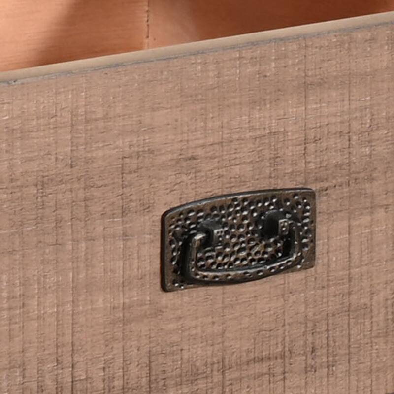 Camie Buffet Server, 3 Drawers, 2 Cabinets, Wine Racks, Brown Mahogany