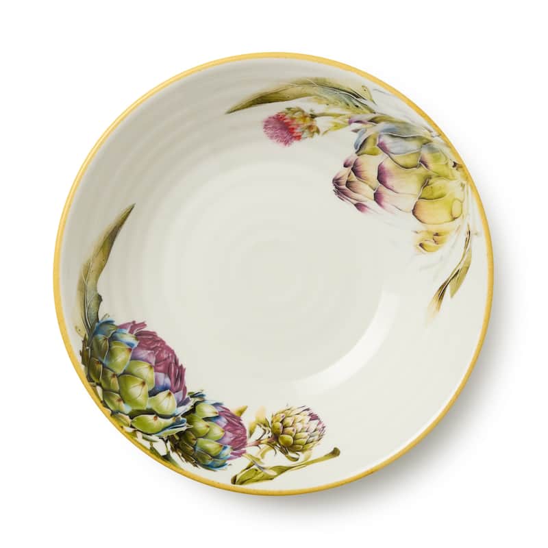 Certified International Verdura 9" Pasta Bowls,38 oz.,Set of 4 - 9'' W x 9'' D x 2.25'' H