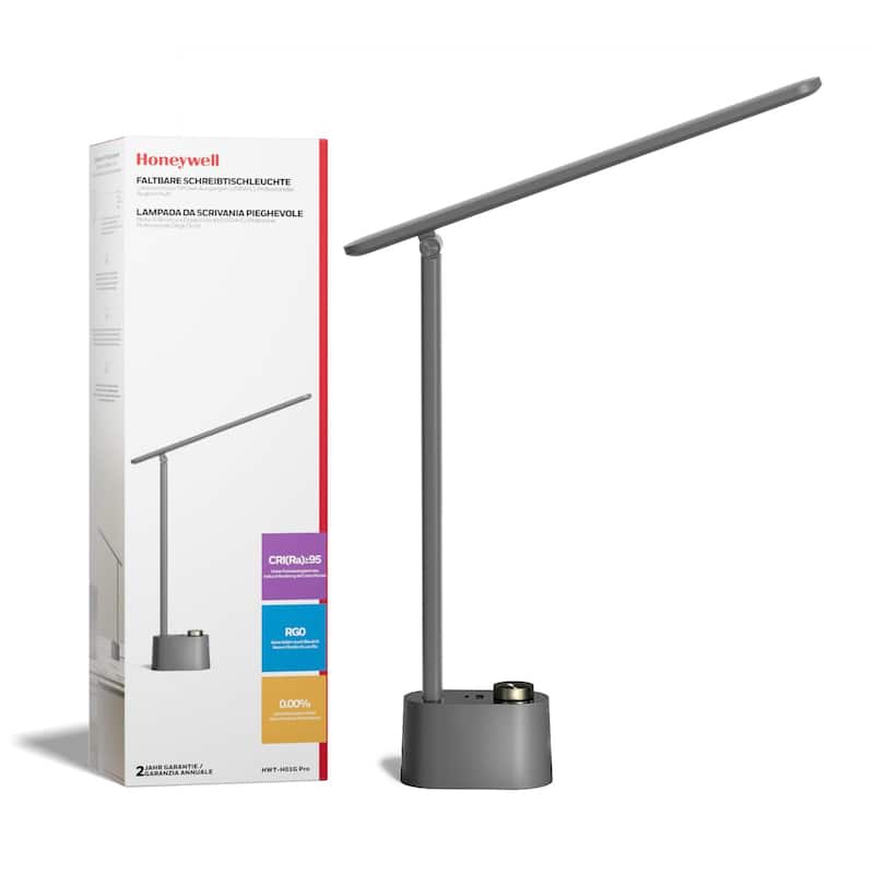 Honeywell Sunturalux LED Desk Lamp Adjustable Foldable Eye Friendly - N/A