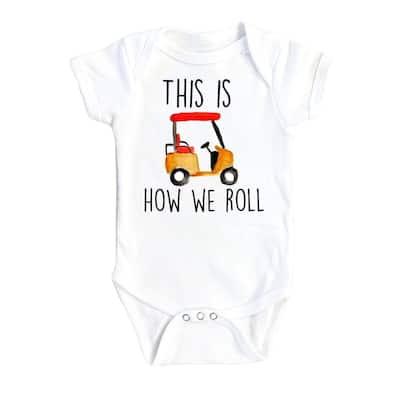 Golf Cart- Baby Boy Girl Clothes Infant Bodysuit Funny Cute Newborn