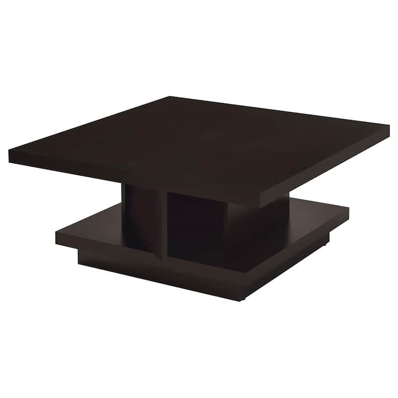Square Coffee Table - Brown - Wood