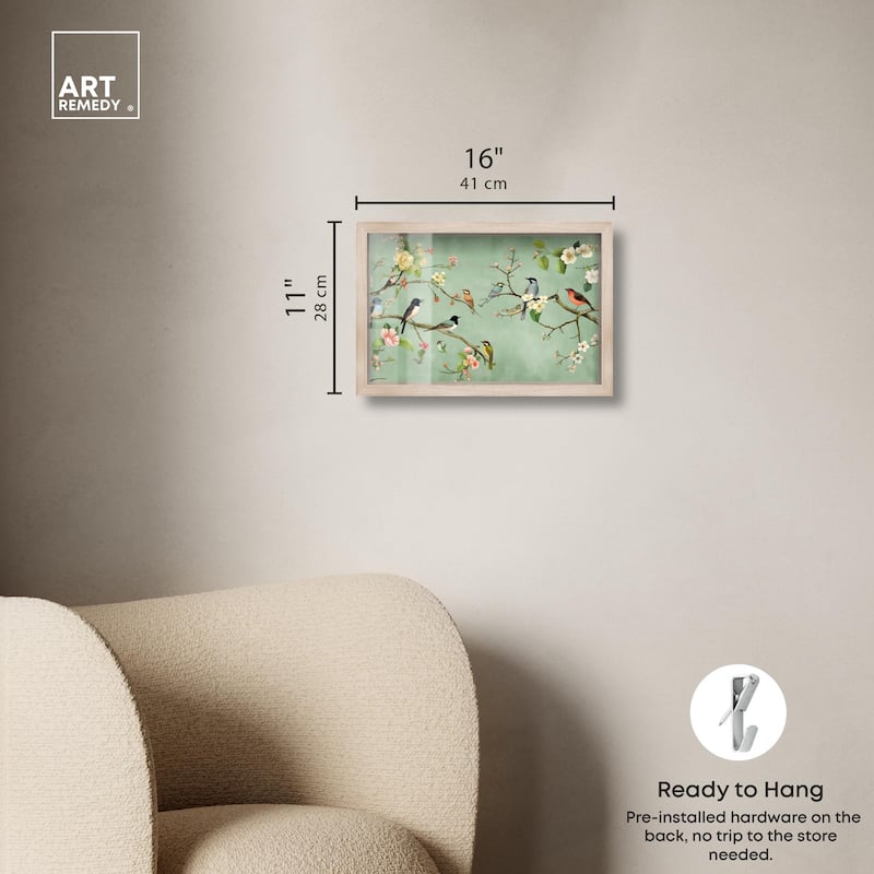 Restful View Shadowbox by Art Remedy