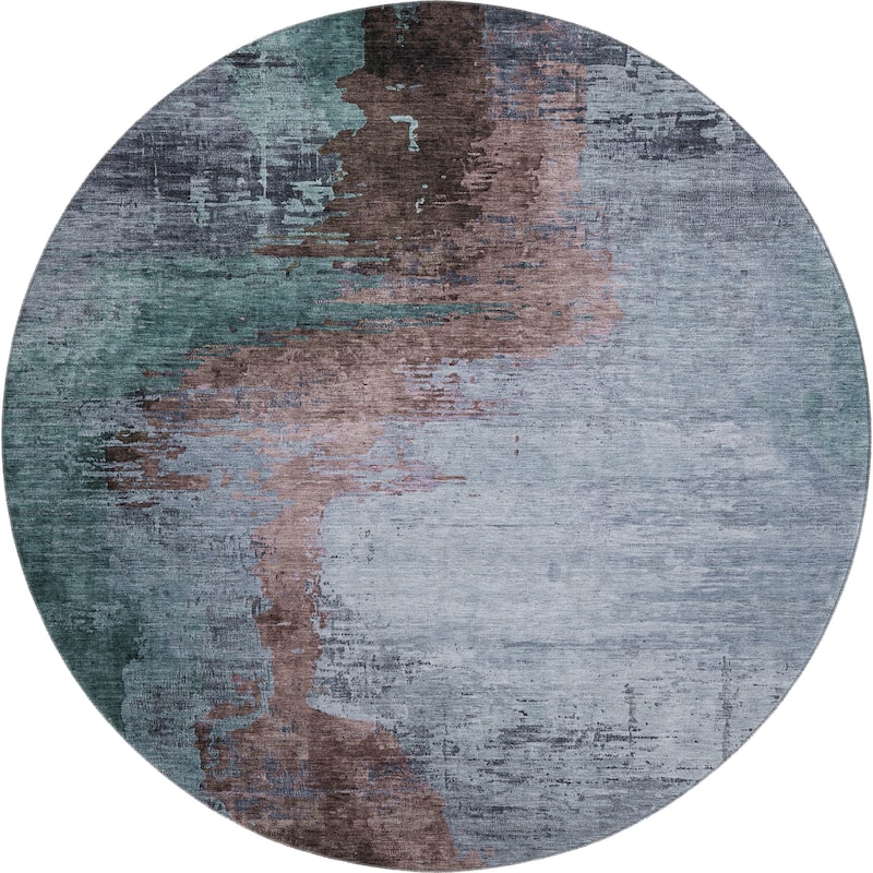 Premium Washable Super Soft Abstract Soid Mayfield Rug