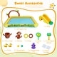 preview thumbnail 9 of 8, Gymax Inflatable Play Pool Center w/Water Slide Monkey & Tree Stump - Multi-colored