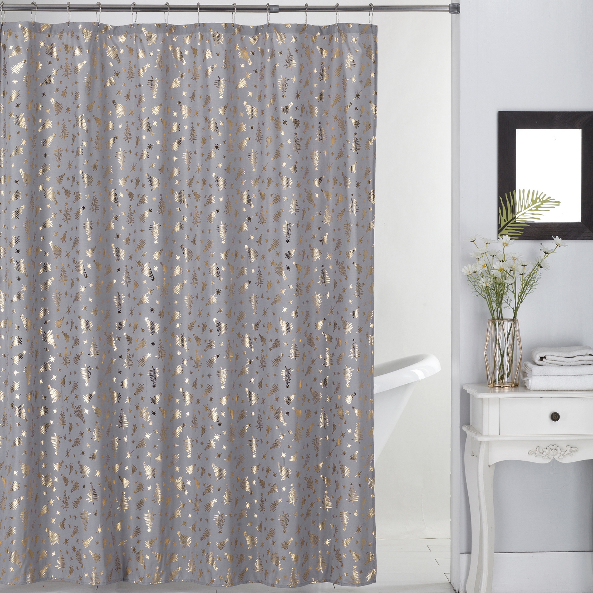Shower curtains shop for grey bathroom