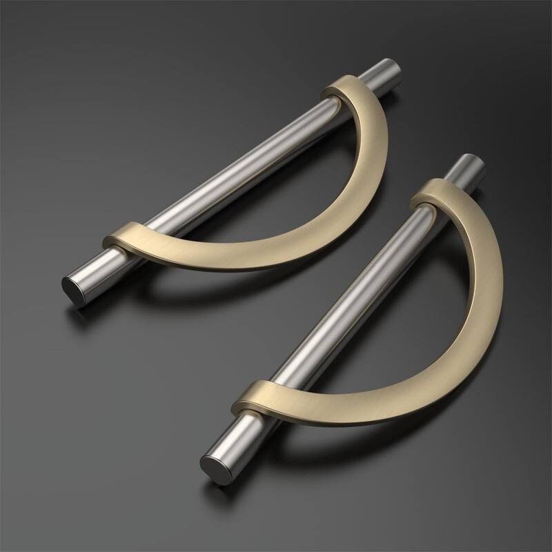 10 Pack Cabinet Pulls 5 Inch - 1"L x 1"W