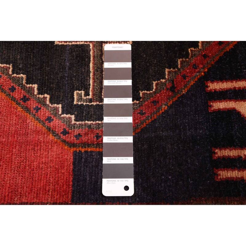 ECARPETGALLERY Hand-knotted Konya Anatolian Black, Red Wool Rug - 4'5 x 9'8